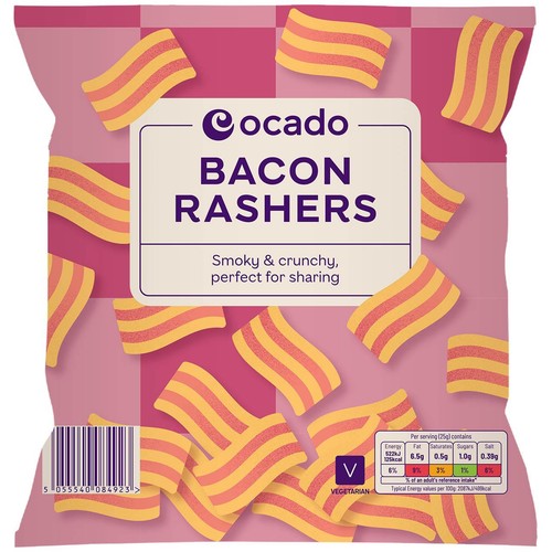 Ocado Bacon Rashers Crisps thumbnail 2