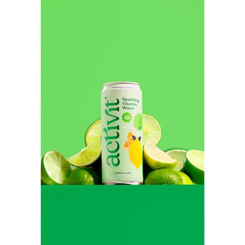 Activit Sparkling Vitamin Water Lemon & Lime thumbnail 3