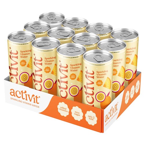 Activit Sparkling Vitamin Water Mango & Passionfruit thumbnail 2