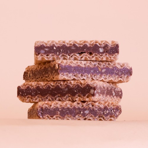 NEOH Hazelnut Chocolate Wafer Multipack, 4 Bars No Added Sugar, High Fibre thumbnail 3
