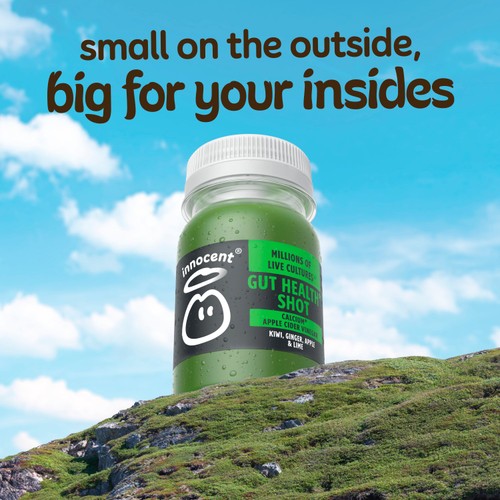 Innocent Gut Health,  Kiwi, Ginger, Apple & Lime Shot thumbnail 4