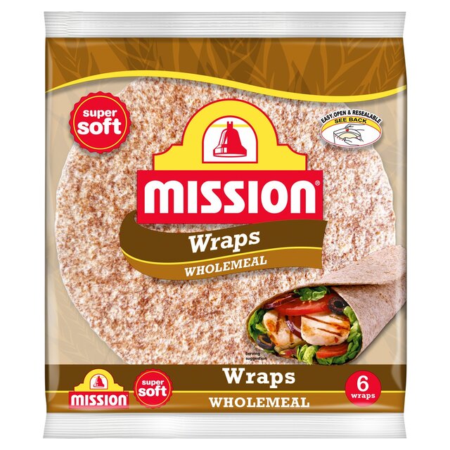 Mission Wholemeal Tortilla Wraps