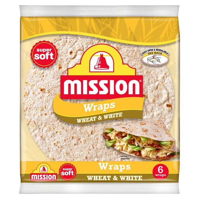 Mission Wheat & White Tortilla Wraps