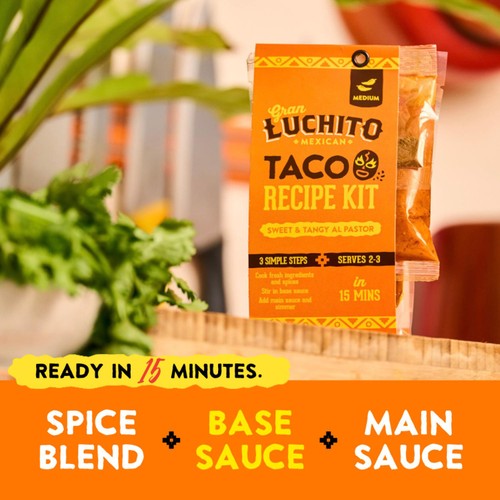 Gran Luchito Sweet & Tangy' Easy Al Pastor Taco Recipe Kit thumbnail 2