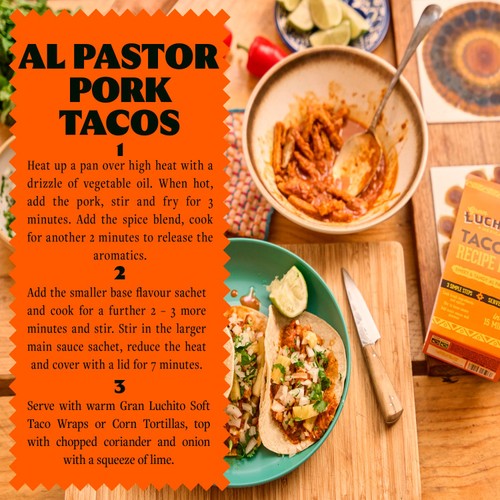 Gran Luchito Sweet & Tangy' Easy Al Pastor Taco Recipe Kit thumbnail 3