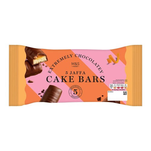 M&S Chocolate Orange Cake Bars Serves 5 thumbnail 2