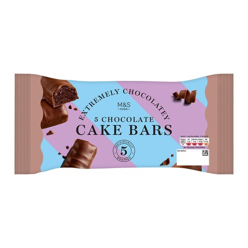M&S Double Chocolate Cake Bars thumbnail 2