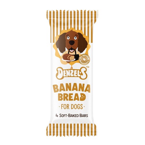 Denzel's Banana Bread Soft Baked Bars for Dogs
