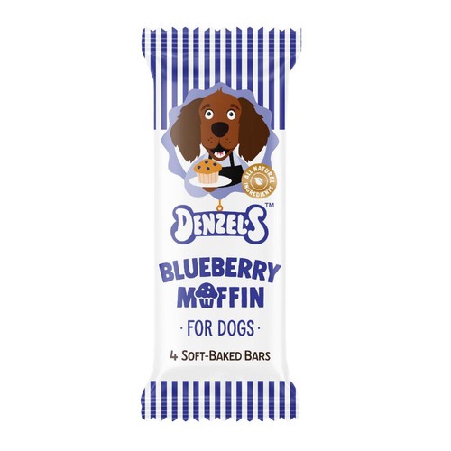 Denzel's Blueberry Muffin Soft Baked Bars for Dogs