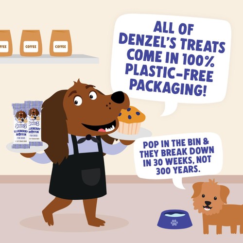 Denzels Blueberry Muffin Soft-Baked Bars for Dogs thumbnail 4
