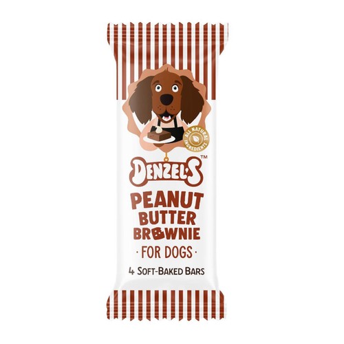 Denzel's Peanut Butter Brownie Soft Baked Bars for Dogs