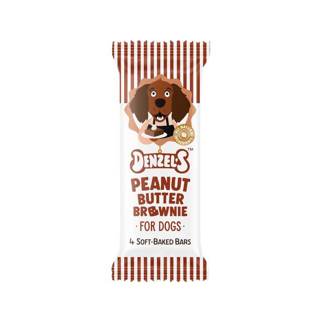 Denzel's Peanut Butter Brownie Soft Baked Bars for Dogs