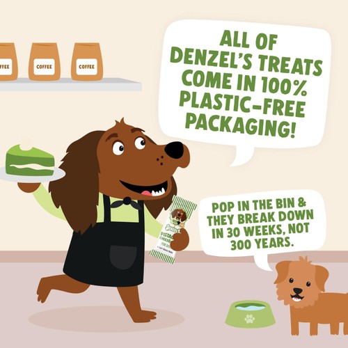 Denzels Pistachio Soft-Baked Bars for Dogs thumbnail 3