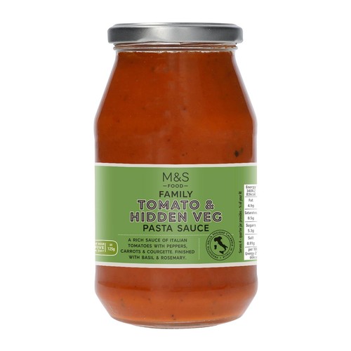 M&S Tomato & Hidden Veg Pasta Sauce Serves 4 thumbnail 3