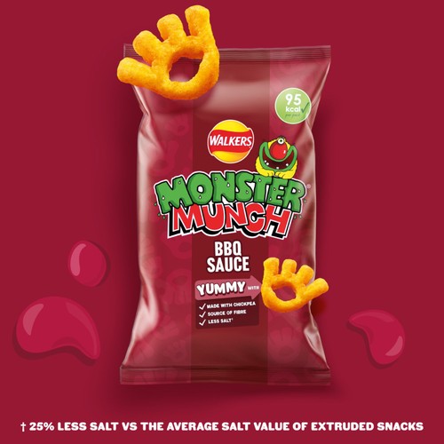Monster Munch Walkers BBQ Sauce Multipack Chickpea Crisps thumbnail 5