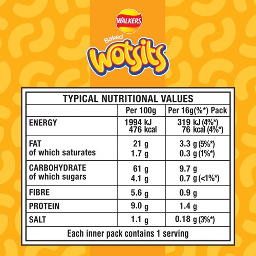 Wotsits Walkers Cheese Toastie Multipack Chickpea Crisps thumbnail 7