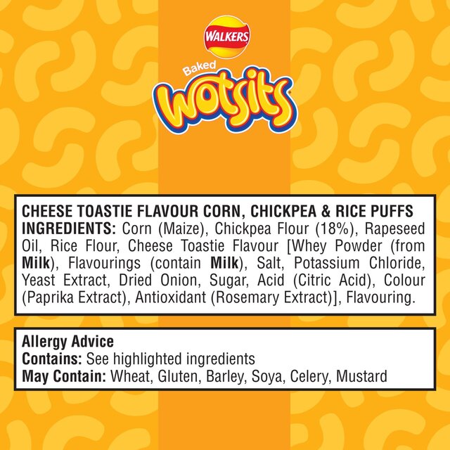 Wotsits Walkers Cheese Toastie Multipack Chickpea Crisps thumbnail 4