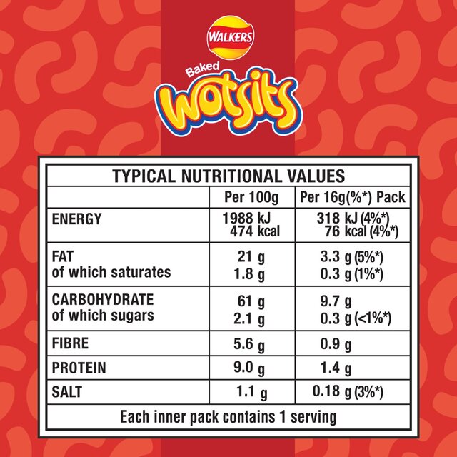 Wotsits Walkers Crispy Bacon Multipack Chickpea Crisps thumbnail 3