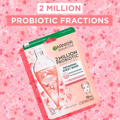 Garnier Supercharged 2 Million Probiotic Fractions Repairing Sheet Mask thumbnail 3