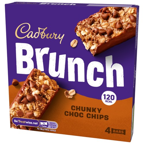 Cadbury Brunch Bar Chocolate Chip thumbnail 2