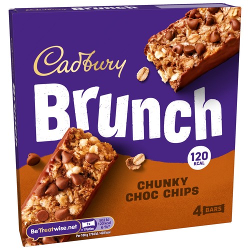 Cadbury Brunch Bar Chocolate Chip thumbnail 3