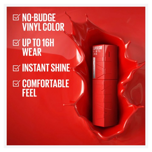 Maybelline SuperStay Vinyl Ink Long Lasting Liquid Lipstick 30 Unrivaled thumbnail 6