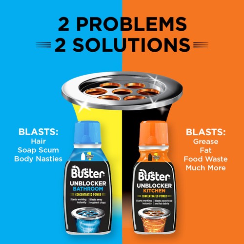 Buster Bathroom Drain Unblocker Mighty 2 Dose thumbnail 5