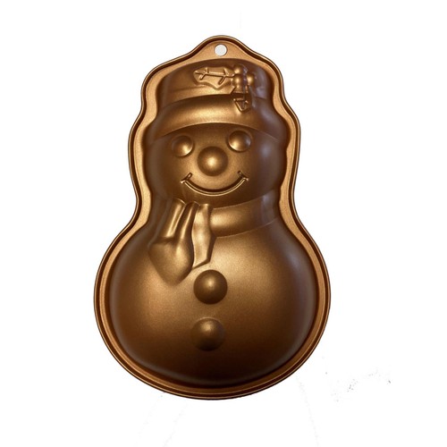 Copper Snowman Cake Pan