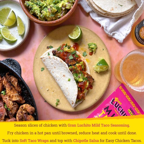 Gran Luchito 'Mild' Ancho BBQ Seasoning Fajita & Taco Seasoning Mix thumbnail 3