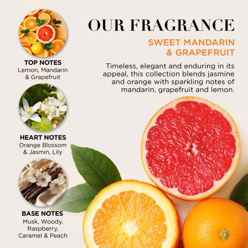 Baylis & Harding Sweet Mandarin & Grapefruit Luxury Wash Bag Gift Set thumbnail 6