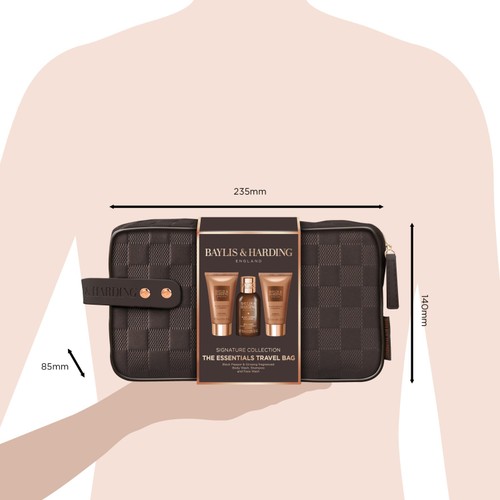 Baylis & Harding Men's The Essentials Travel Wash Bag Gift Set thumbnail 3