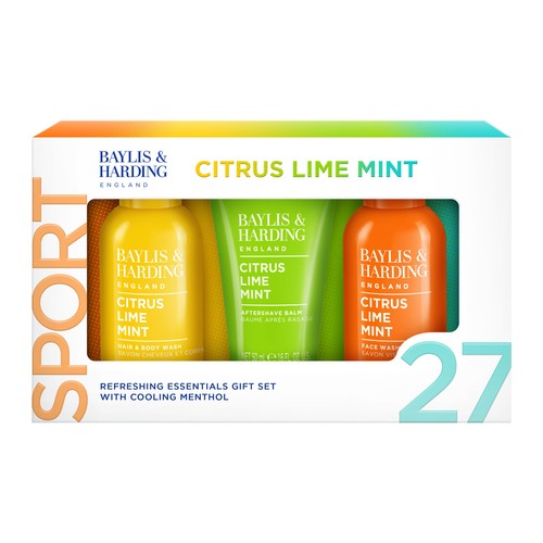 Baylis & Harding Citrus, Lime & Mint Men's Refreshing Essentials Trio Gift