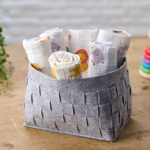 Bloomsbury Mill Organic Muslin Squares, Jungle Cubs, 6 pack thumbnail 2