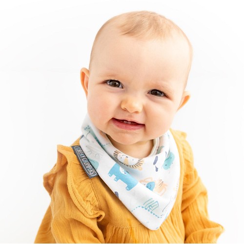 Cheeky Chompers Neckerbib 2 pack Animals & Stars thumbnail 5