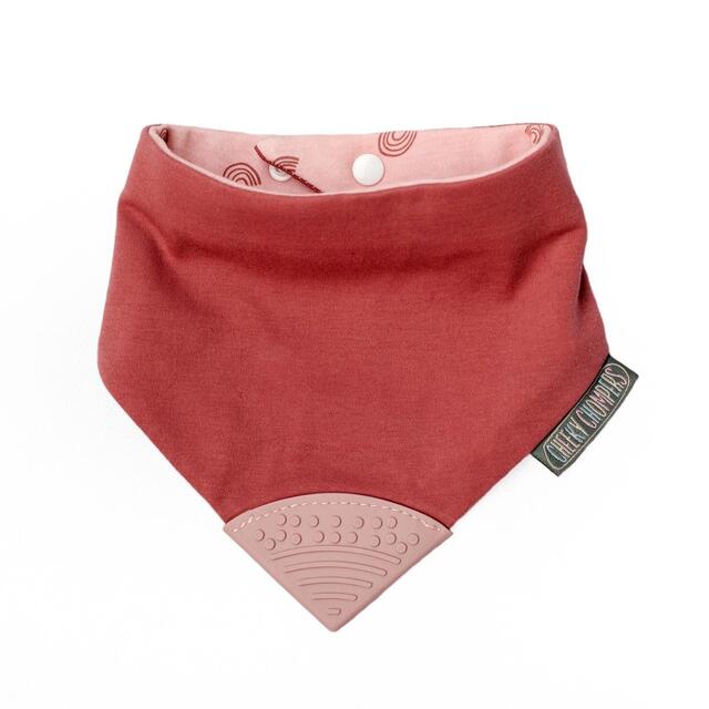 Cheeky Chompers Neckerchew Rainbow Rose thumbnail 2