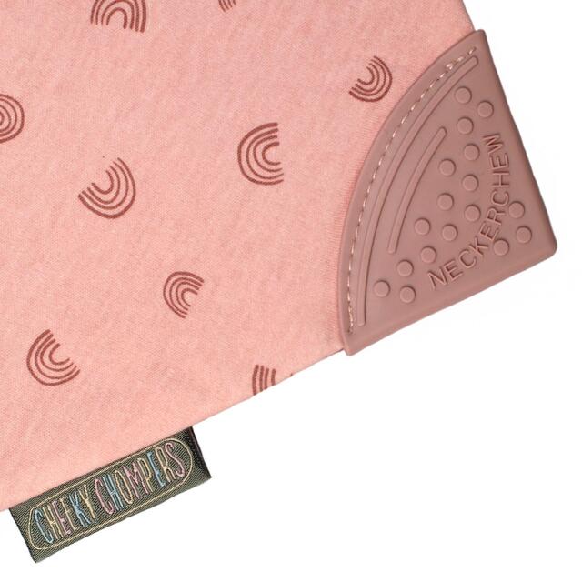 Cheeky Chompers Neckerchew Rainbow Rose thumbnail 5