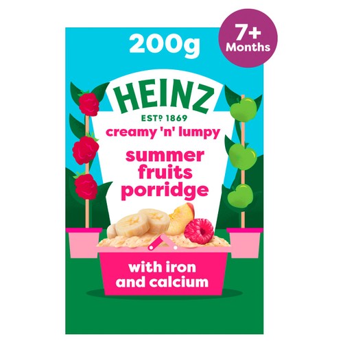 Heinz Summer Fruit Porridge Baby Food 7+ Months