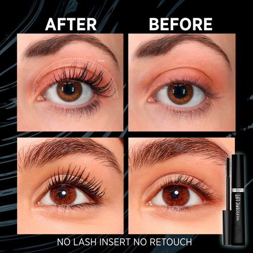 L'Oreal Paris Telescopic Lift Mascara Black thumbnail 5