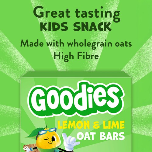 Goodies Kids Snack Lemon & Lime Oaty Bars Multipack thumbnail 2