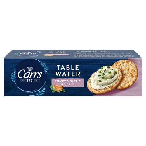 Carr's Table Water Garlic and Herb Crackers