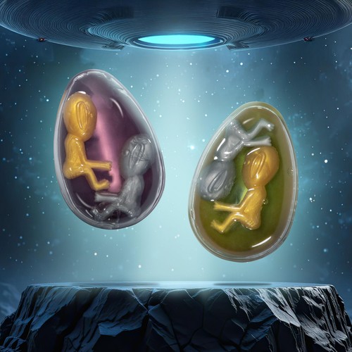 Hoot Twin Aliens In Egg thumbnail 2