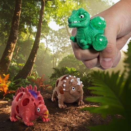 Hoot Squishy Bead Dinosaur thumbnail 2