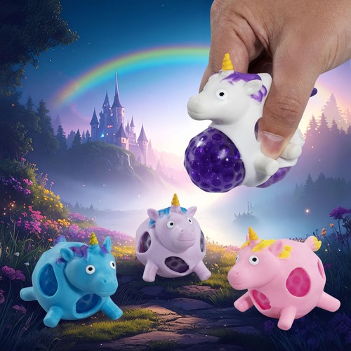 Hoot Squishy Crystal Bead Unicorn thumbnail 2