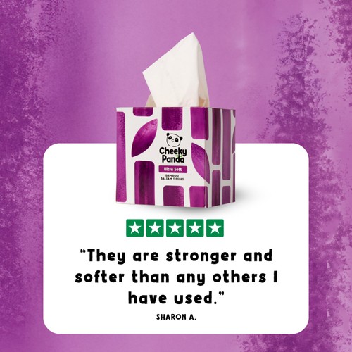 The Cheeky Panda Bamboo Balsam 4ply Cube Tissues thumbnail 5