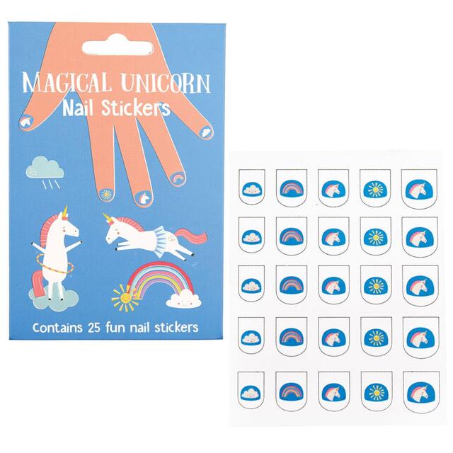 Rex London Children's Magical Unicorn Nail Stickers