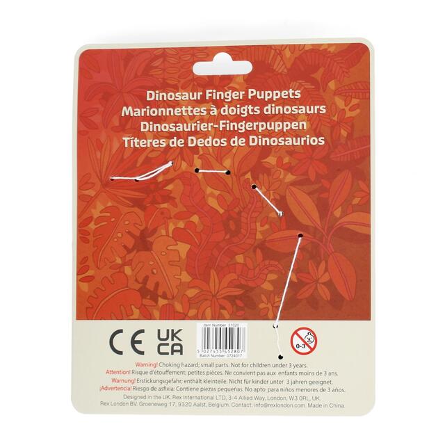 Rex London Dinosaur Finger Puppets thumbnail 3