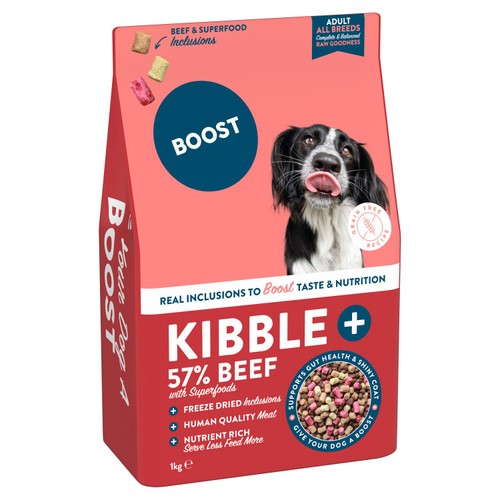 Boost Pet Kibble Plus with Real Beef & Superfood Freeze Dried Inclusions thumbnail 2