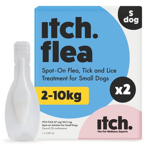 Itch Flea & Tick Treatment for Small Dogs (2-10kg)