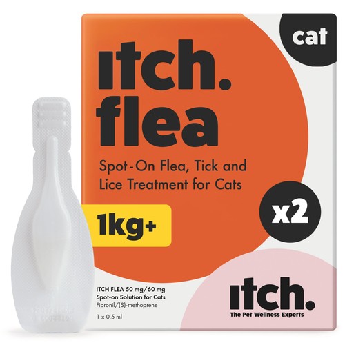 Itch Flea & Tick Spot On Treatment For Cats