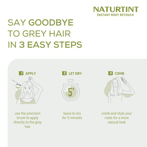 Naturtint Instant Root Re Touch 2in1 Dark Brown thumbnail 4